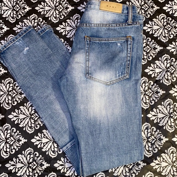 SOLD MNML 30x33 destroyed men’s skinny - Picture 2 of 8